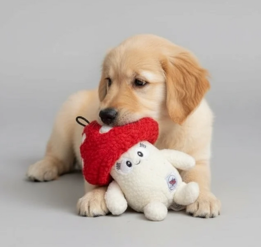 Tiny Toadstool Treat Hiding™ Eco-Friendly Plush Dog Toy