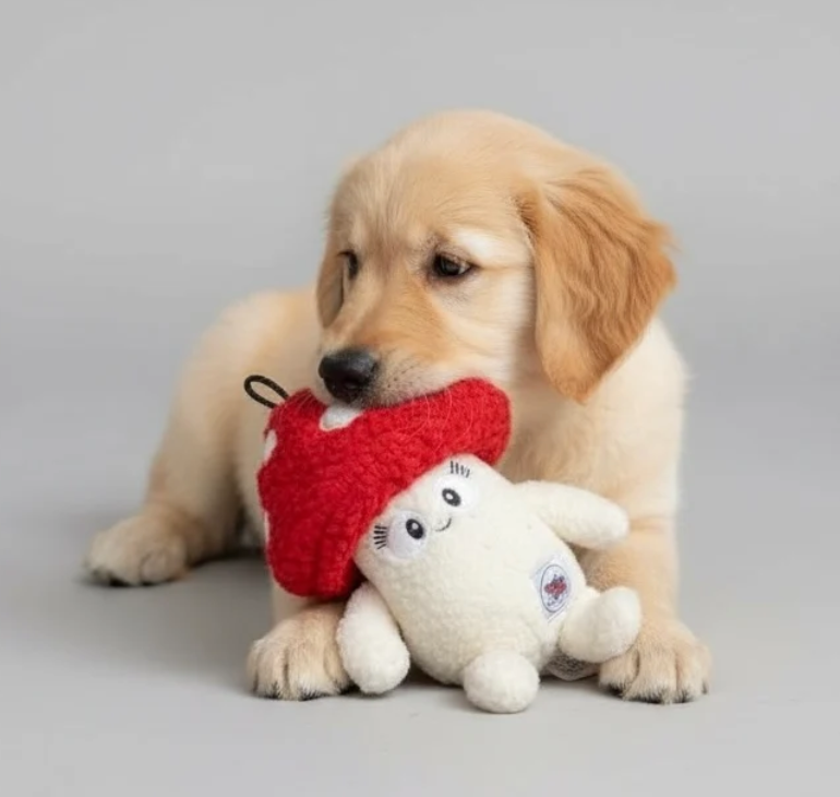 Tiny Toadstool Treat Hiding™ Eco-Friendly Plush Dog Toy
